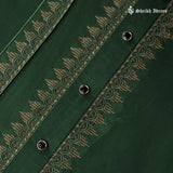 Embroidered Cotton Suit