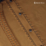 Embroidered Cotton Suit