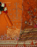 Embroidered Lawn Suit 3 Piece