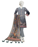 Embroidered Lawn Suit 3 Piece